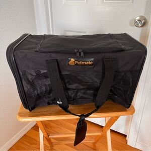 Petmate Black Soft Sided Pet Carrier